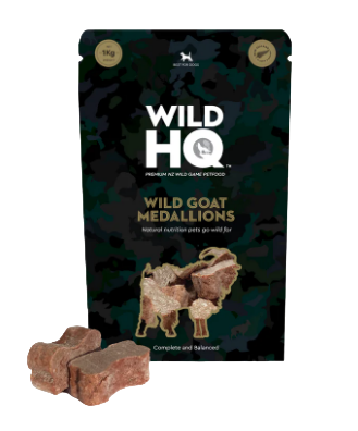 Wild HQ Dog Goat Medallions 1kg