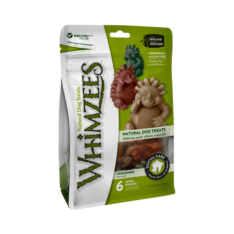 Whimzees Hedgehog Dental Lge 6pk