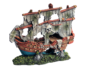 Aqua One Ornament - Pirate Ship S 19.5x8x16cm