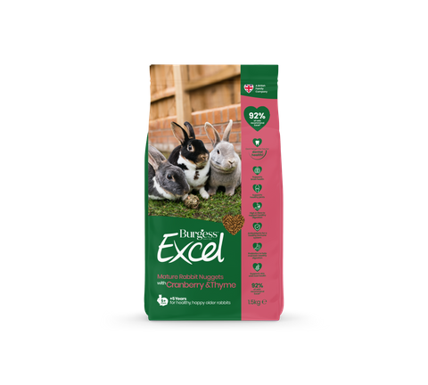 Burgess Excel Rabbit Nuggets Mature 1.5kg