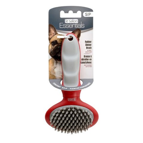 Le Salon Essentials Dog Rubber Slicker Brush Small