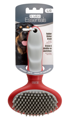 Le Salon Essentials Dog Rubber Slicker Brush Lge