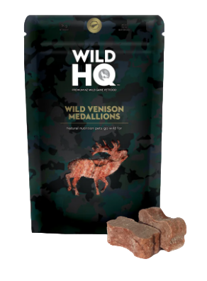 Wild HQ Dog Venison Medallions 1kg