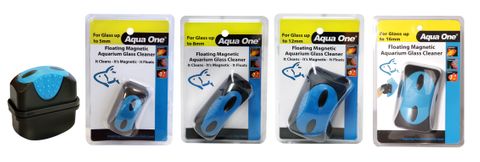 Aqua One Floating Magnet Cleaner (S) For Up 5mm Glass