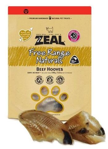 Zeal Free Range Cow Hoof 3pk