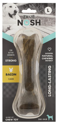 Zeus Nosh Strong Chew Bone Bacon Lge 18.5cm