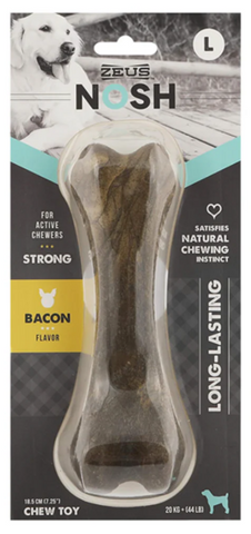 Zeus Nosh Strong Chew Bone Large 18.5cm Bacon Flavour