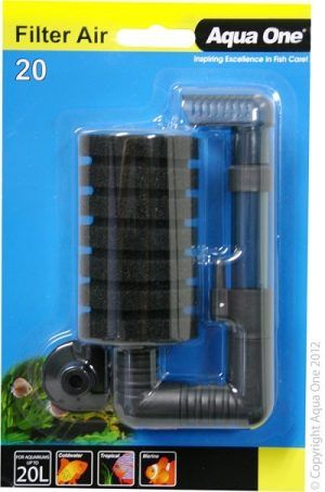 Aqua One Filter Air 20 Sponge Air Filter Suit Up To 20L