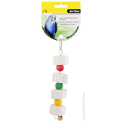 Avi One Bird Toy - Mineral Flower Kabob 18x4x4cm