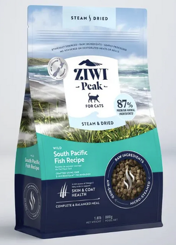 Ziwi Peak Cat Steam And Dried - Fish Recipe 800g