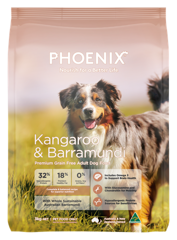 Phoenix Dog Kangaroo & Barramundi 3kg