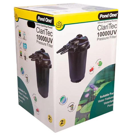 Pond One ClariTec 10000 Pressurised Filter With 13W UV-C