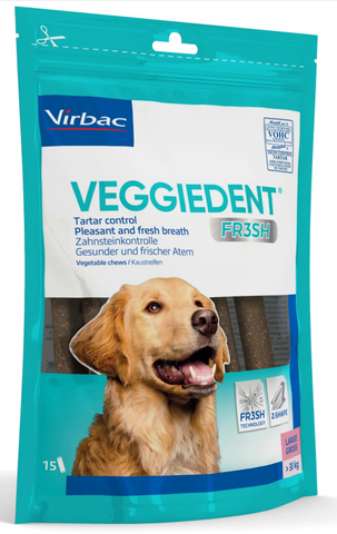 Virbac Veggiedent FR3SH Large Chews
