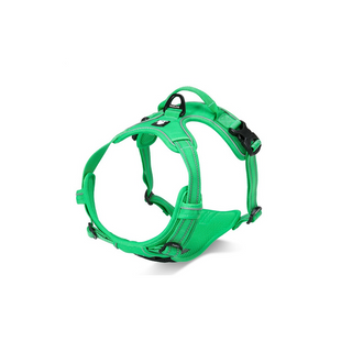 True Love Deluxe Mesh Harness Green Med