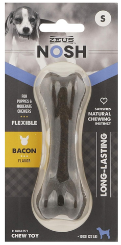 Zeus Nosh Strong Chew Bone Bacon Sml 11cm