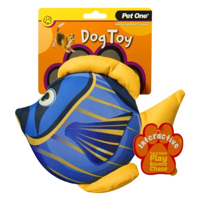 Pet One Dog Toy - Angelfish with Big Squeaker 26 x 20cm