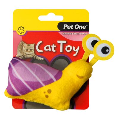 Pet One Cat Toy - Snail 11.5cm H