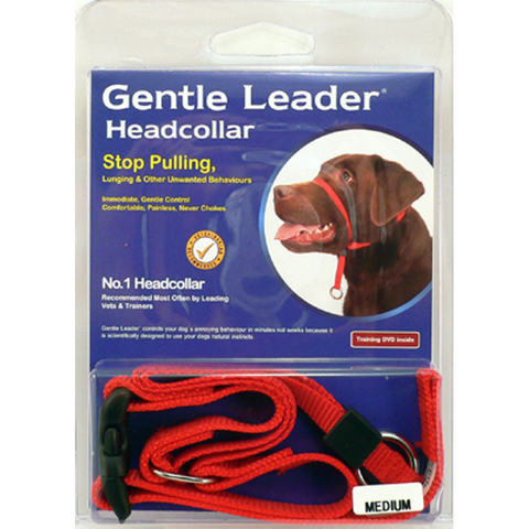 Gentle Leader - Head Collar Med Red