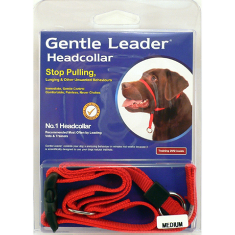 Gentle Leader - Head Collar Med Red