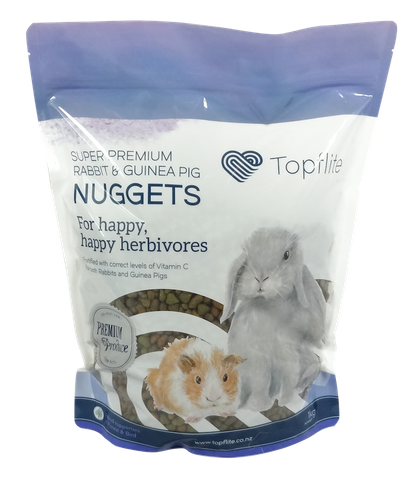 Topflite Super Premium Rabbit & Guinea Pig Nuggets 3kg