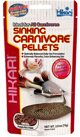 Hikari Tropical Sinking Carnivore Pellets 74g