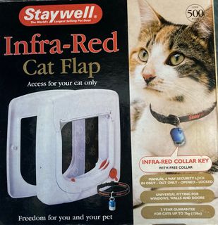 PetSafe Staywell - Cat Door Infra-Red Deluxe 4-Way Locking (S) All Fittings 500E