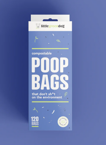 Little Green Dog Compostable Poop Bags 120 Bags