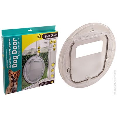 Pet One - Dog Door Polycarbonate (M) Double Glazed Glass