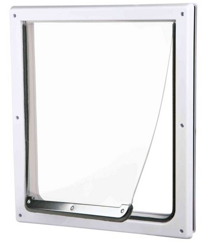 Trixie - Dog Door 2-Way with Tunnel  (XS-S) Wood Door/Panel