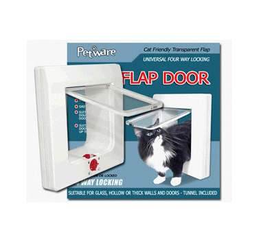 Petware - Cat Door Universal 4-Way Locking (S-M) All Fittings
