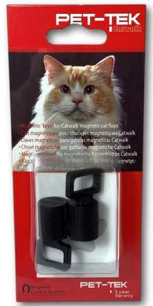 Pet-Tek Catwalk - Cat Door Magnetic Collar Keys 2pk