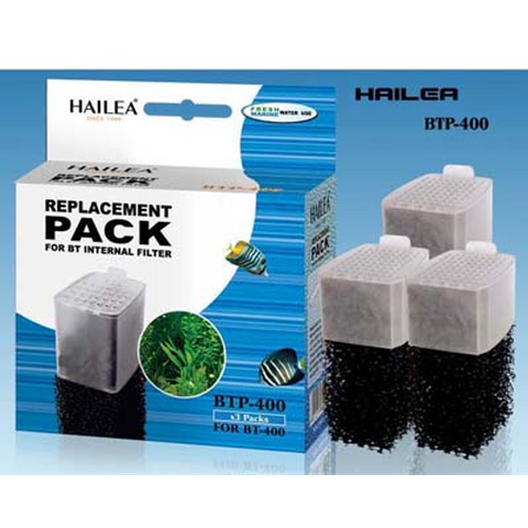 Hailea Replacement Cartridge  BTP400 (3pk)