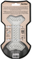 Pet One Dog Toy - Blitz Rubber Lick Bone Grey M
