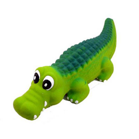 Brooklands - Latex Squeaky Crocodile Steve 21cm Medium