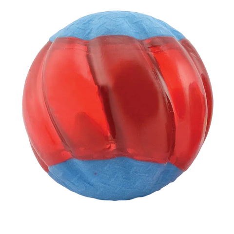 Zeus Duo Ball Dog Toy With Squeaker Large 6.3cm 2pk