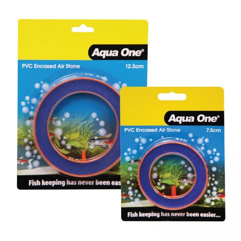 Aqua One Air Stone - PVC Encased Beauty Round 12.5cm