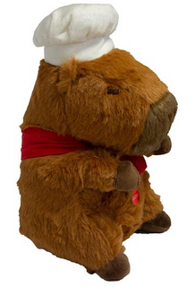 Patchwork Pet Dog Toy - Chef Capybara 23cm