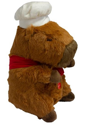 Patchwork Pet Dog Toy - Chef Capybara 23cm