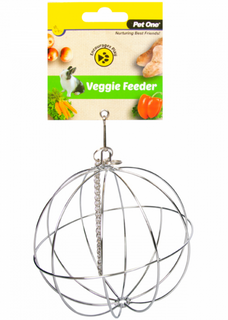 Pet One Veggie Feeder Ball Hanging 12cm