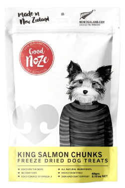Good Noze Dog Freeze Dried Salmon Chunk Treats 60g