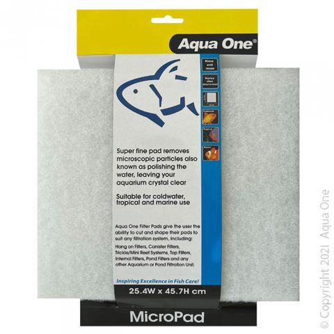 Aqua One Micro Pad - Self Cut Filter Pad