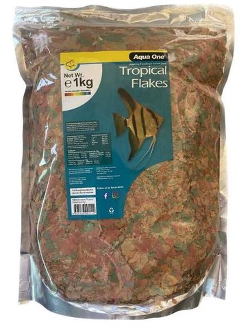 Aqua One Tropical Flakes Economy Bag 1kg