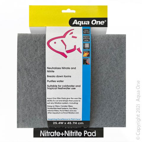 Aqua One Nitrite+Nitrate Pad - Self Cut Filter Pad