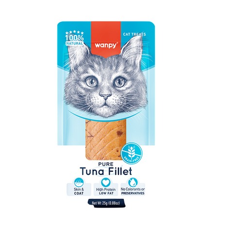 Wanpy Cat Treat Tuna Fillet 25g