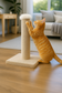 Tigga Cat Scratch Carpet Pole Slate Sml 50cm