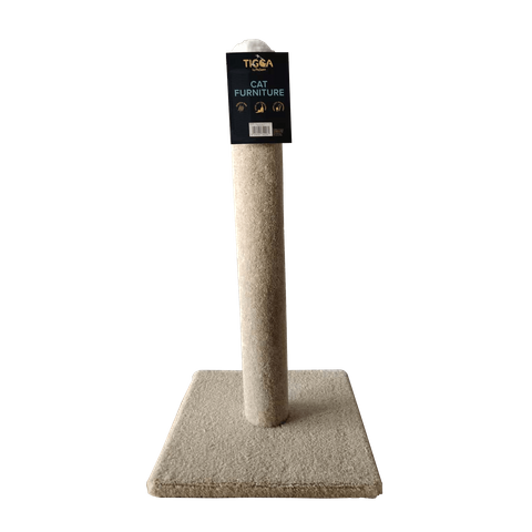 Tigga Cat Scratch Carpet Pole Cream Med 75cm