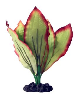 * Aqua One Silk Plant - Amazon Red/Green 13cm