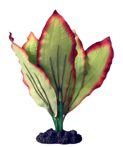 * Aqua One Silk Plant - Amazon Red/Green 13cm