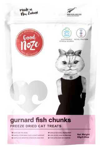 Good Noze Cat Freeze Dried Gurnard Chunk Treats 65g