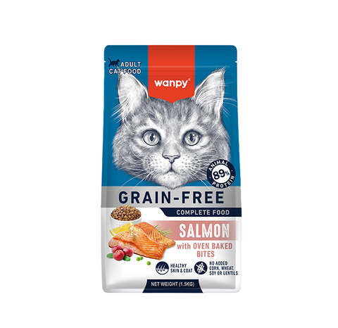 Wanpy Cat Grain Free Salmon Recipe 1.5kg